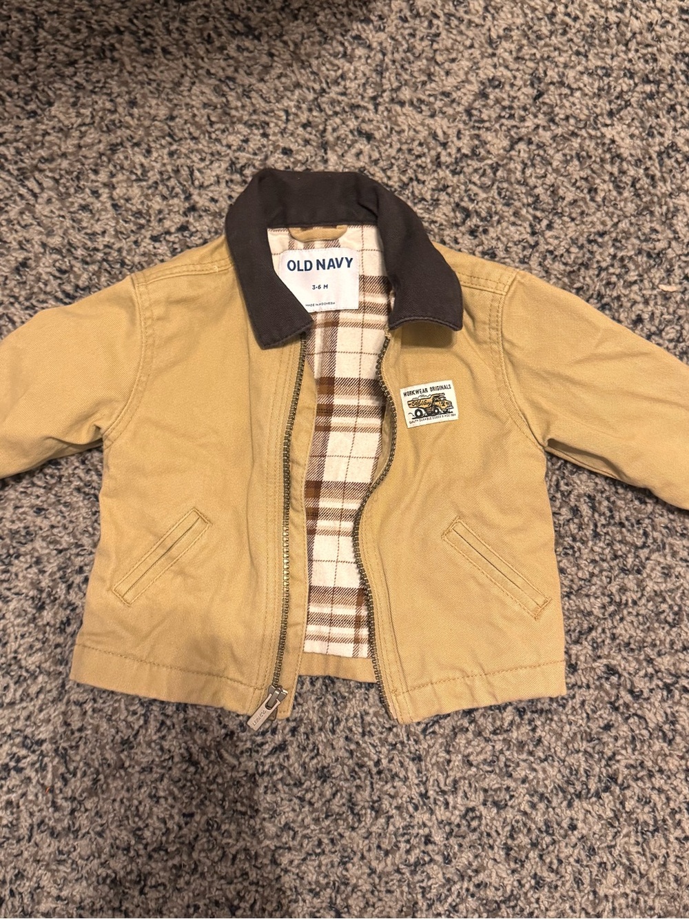 Old Navy 3-6 Months Twill Workwear Jacket